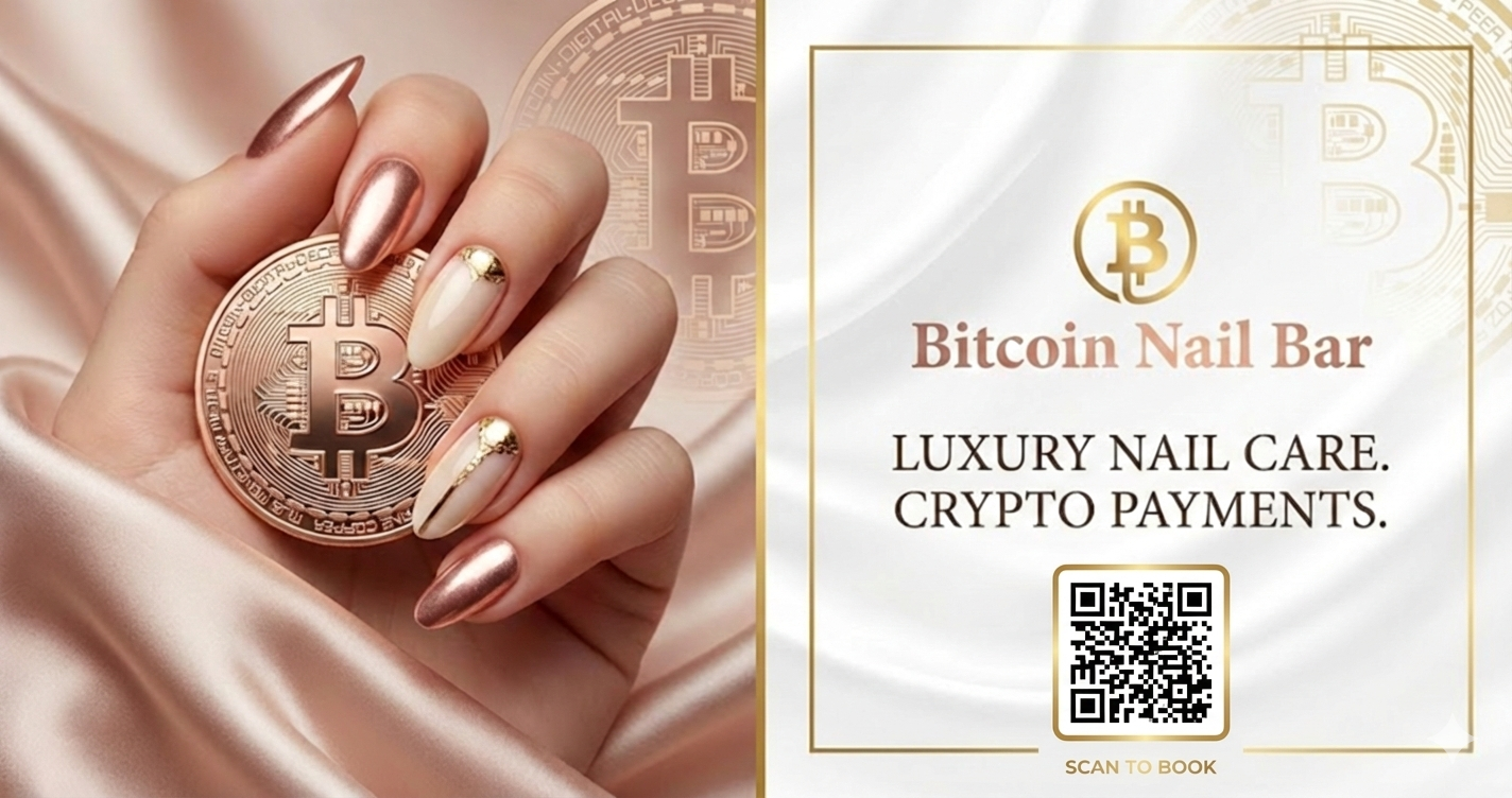 Bitcoin Nail Bar logo