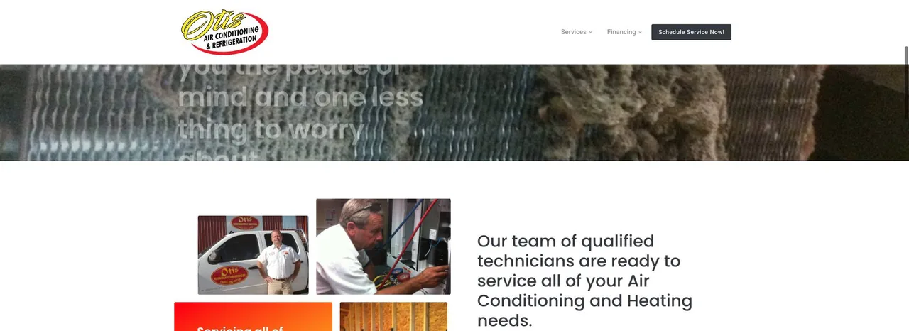 Otis Air Conditioning & Refrigeration cover