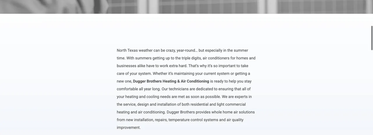 Dugger Brothers Heating & Air Conditioning cover