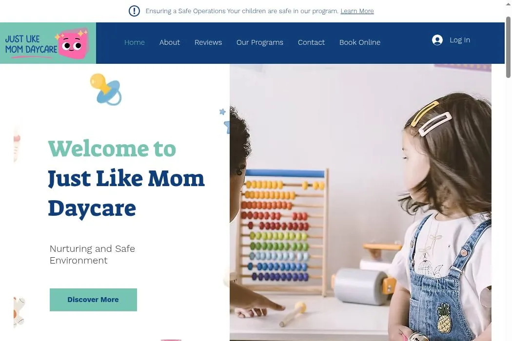 Just Like Mom Daycare cover