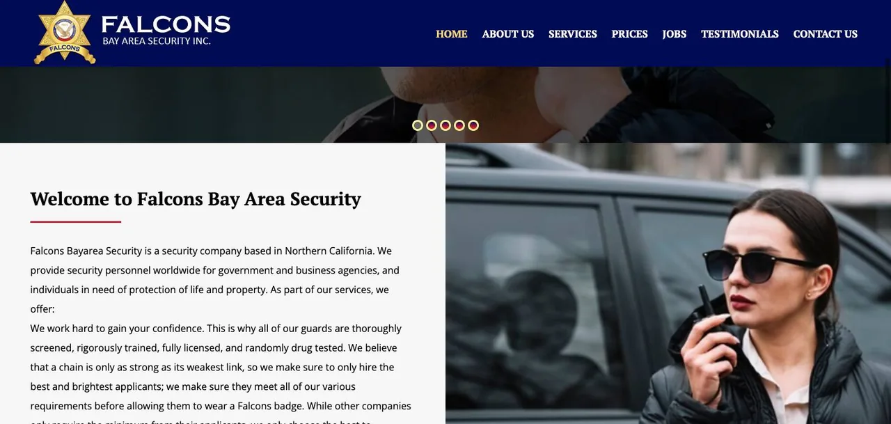 Falcons Security Services cover
