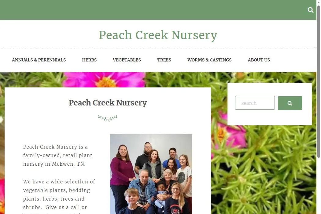 Peach Creek Nursery cover