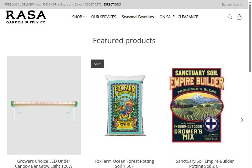 RASA Garden Supply Company cover