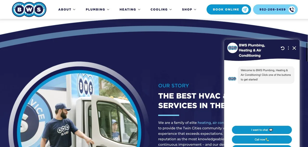 BWS Plumbing, Heating & Air Conditioning cover