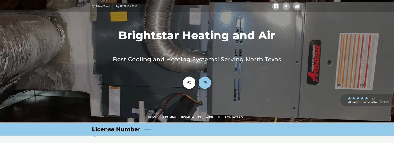 Brightstar Heating and Air cover