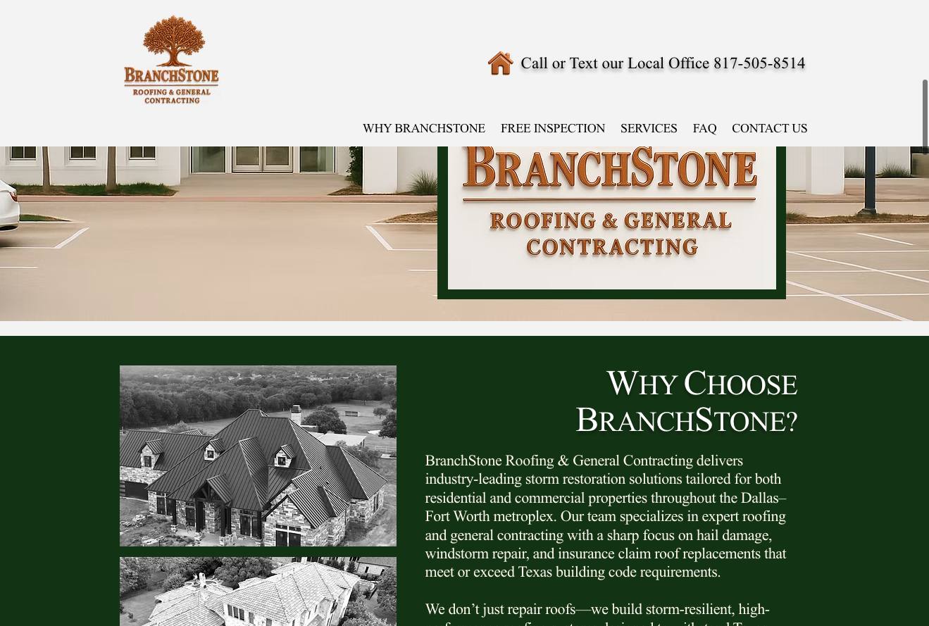 BranchStone Roofing & General Contracting cover