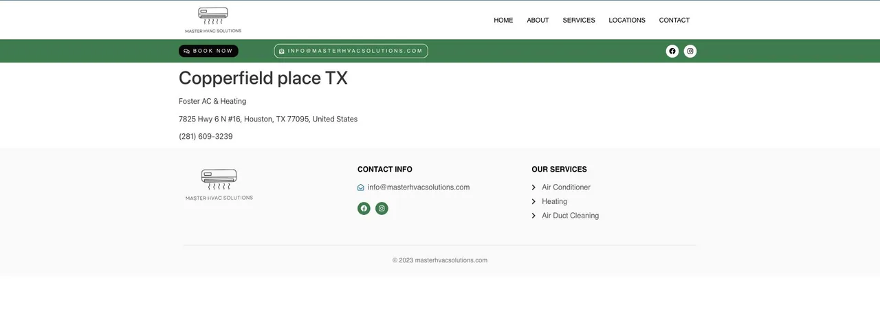 Master Hvac Solutions cover