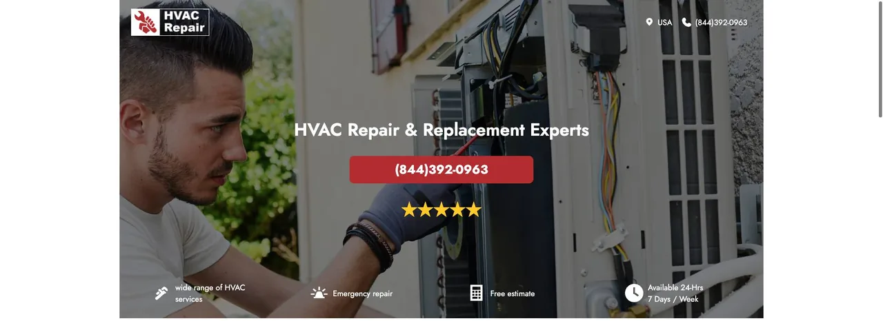 HVAC Repair & Replacement Experts cover