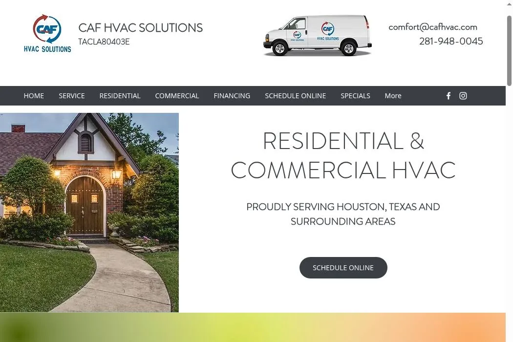 CAF HVAC SOLUTIONS cover