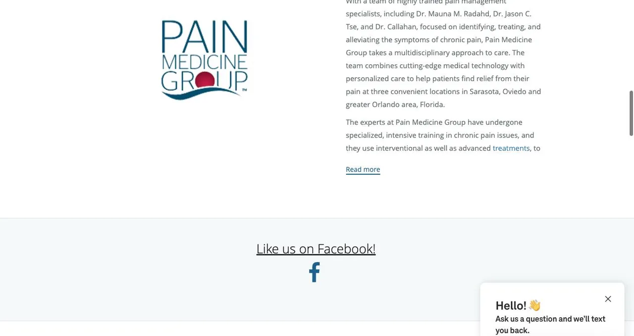 Pain Medicine Group cover