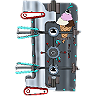 The Vault Ice Cream & Arcade logo