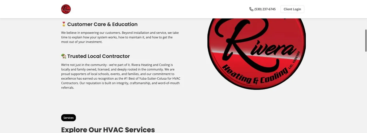 Rivera Heating & Cooling cover