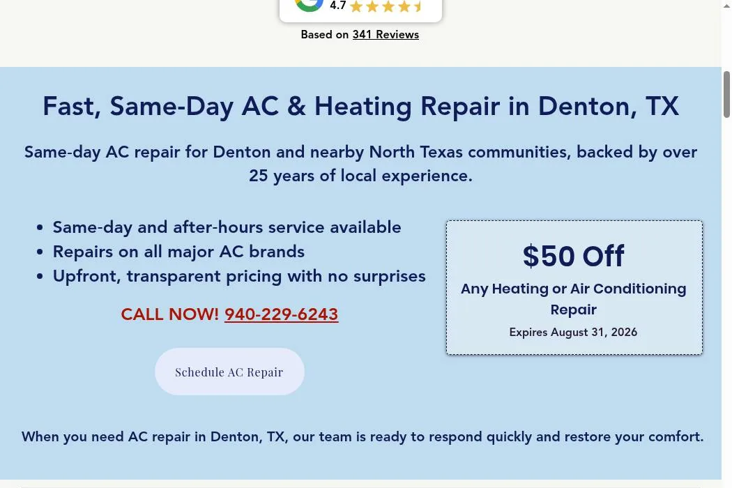 Cogburn's Heating & Air cover