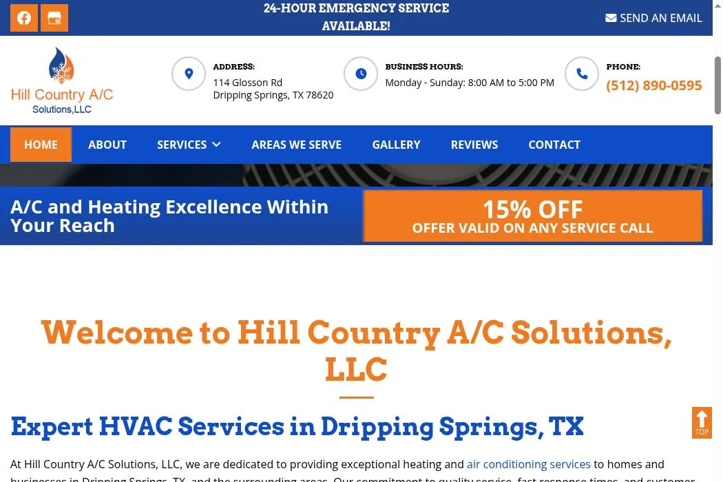 Hill Country A/C Solutions, LLC cover