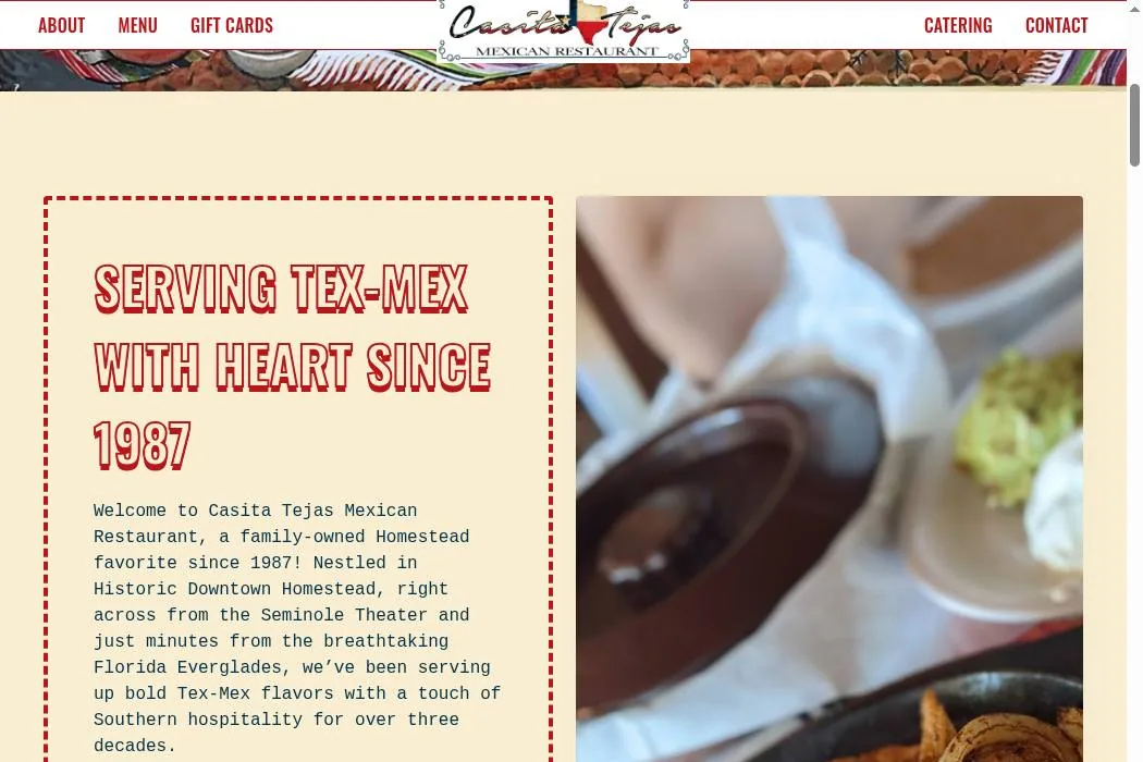 Casita Tejas Mexican Restaurant cover