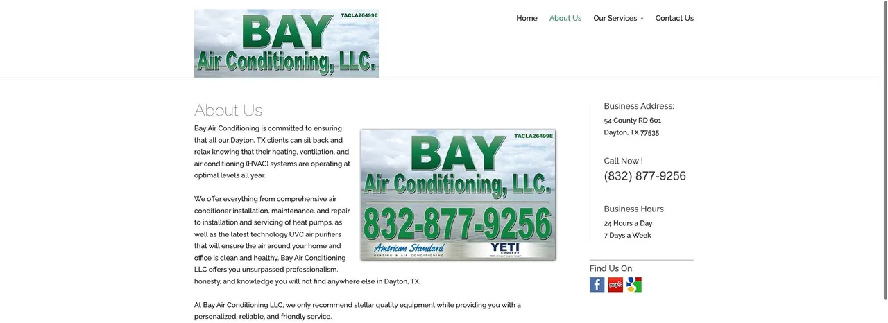 Bay Air Conditioning LLC cover
