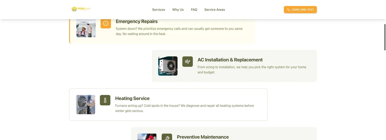 Premier Tomball HVAC Repair cover