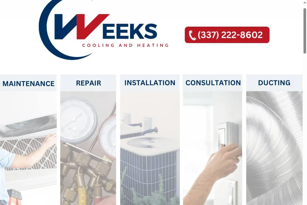 Weeks Cooling and Heating cover