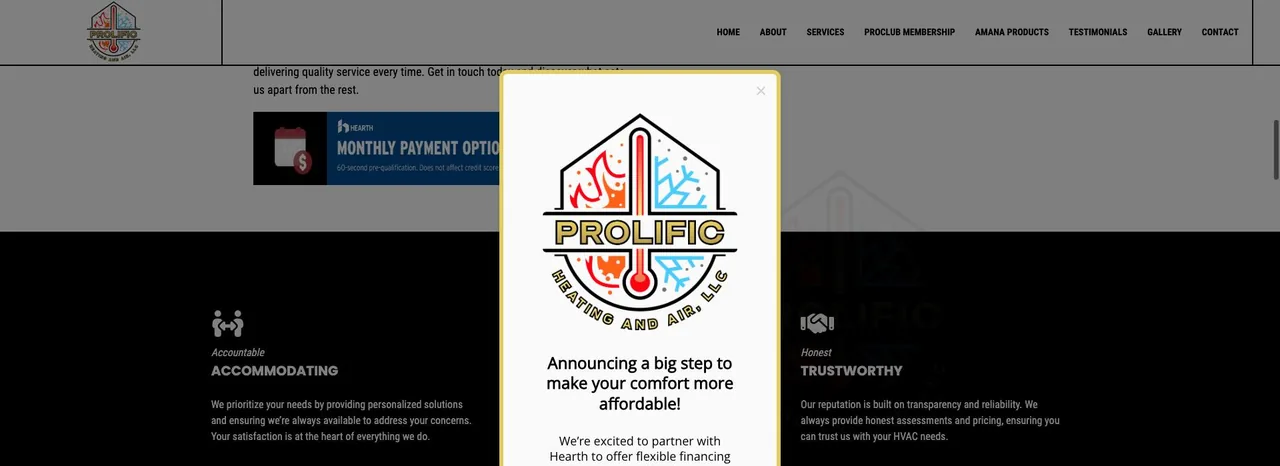 Prolific Heating And Air cover