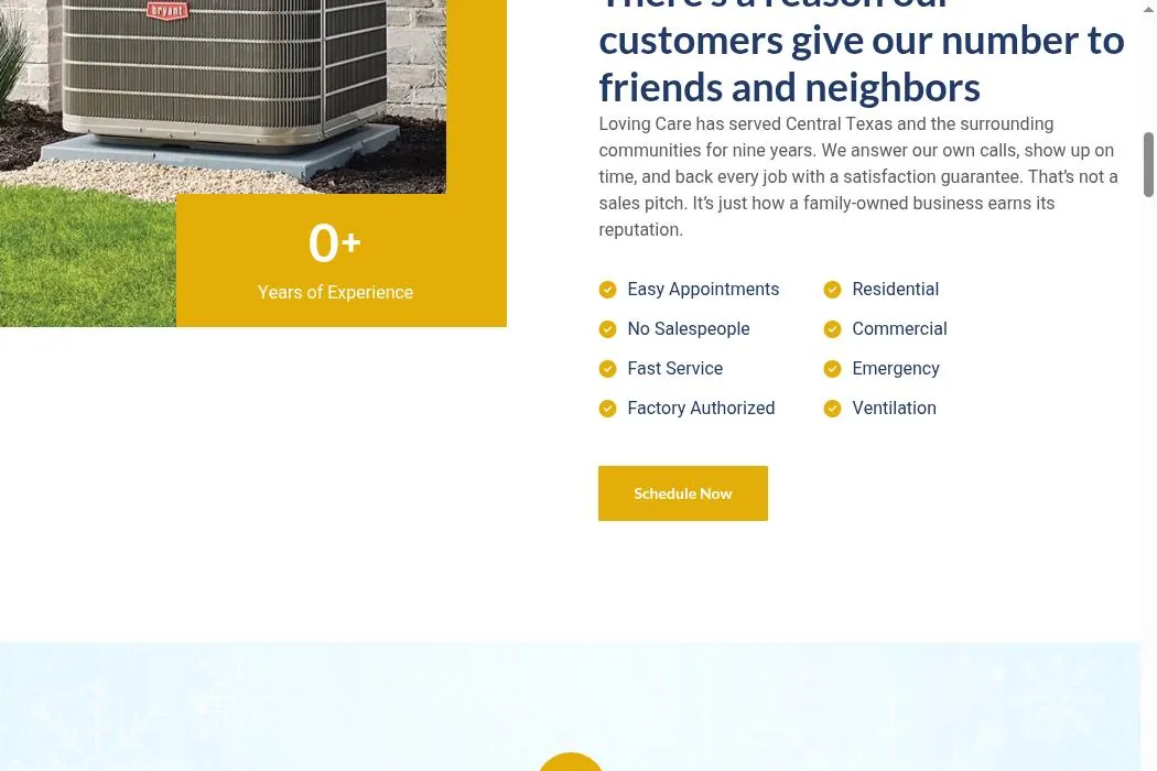Loving Care Heating and Air cover