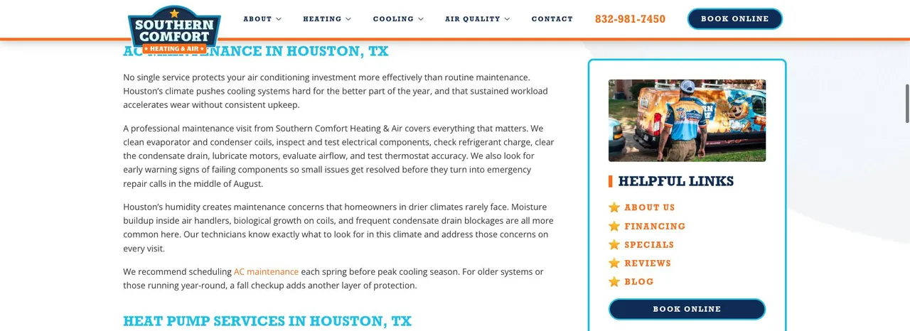 Southern Comfort Heating & Air cover