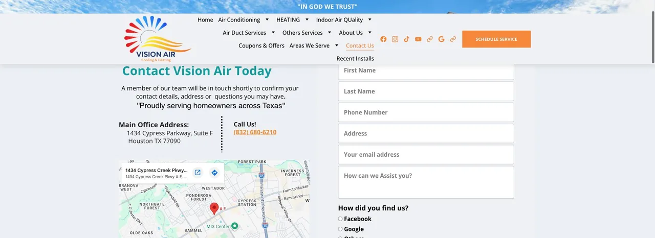 Vision Air Cooling & Heating LLC cover