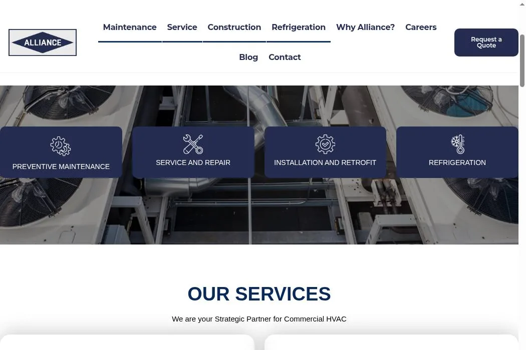 Alliance Mechanical Services, LLC cover