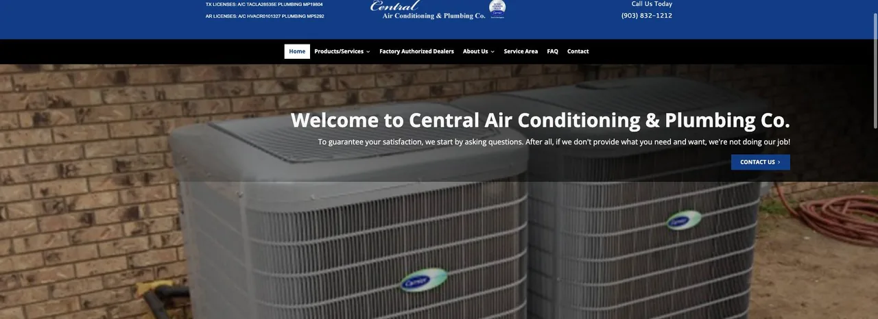 Central Air Conditioning & Plumbing Co. cover