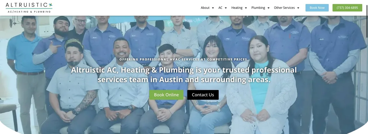 Altruistic AC, Heating & Plumbing cover