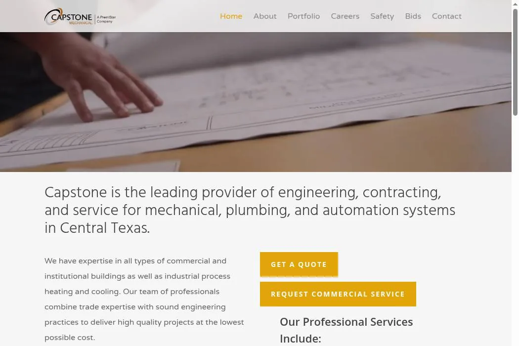 Capstone Mechanical cover