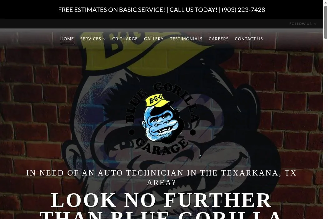 Blue Gorilla Garage cover