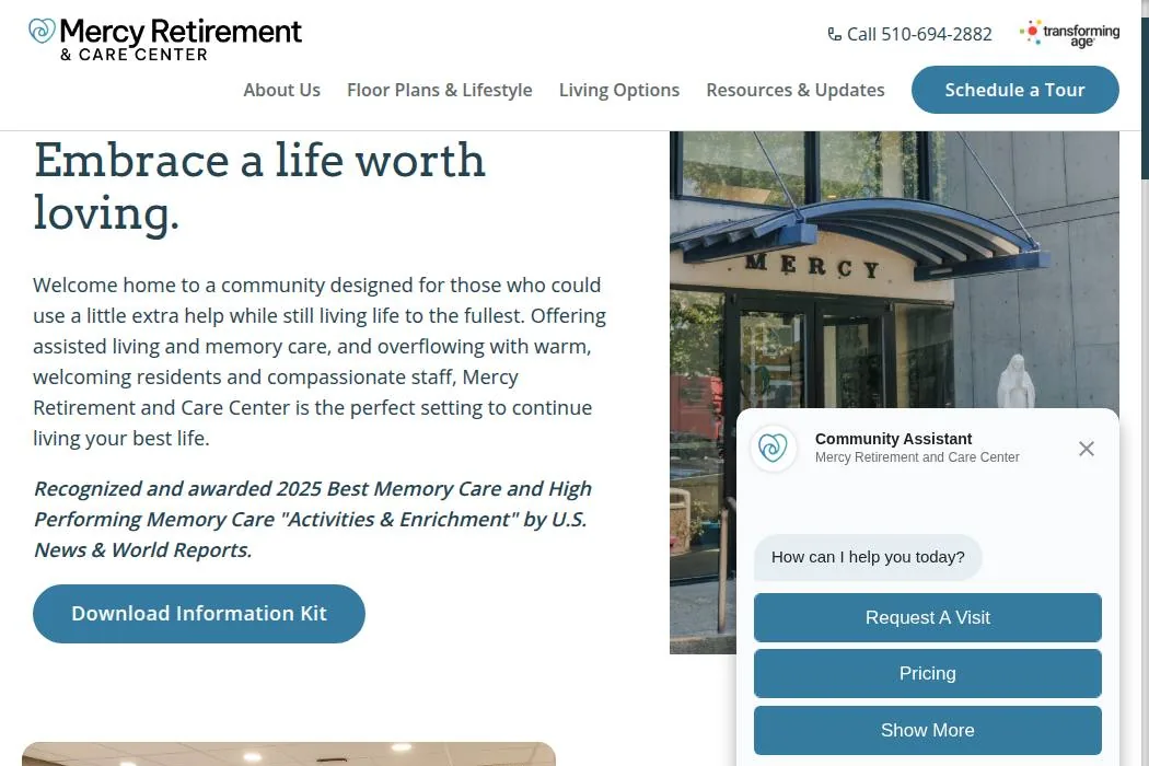 Mercy Retirement and Care Center cover