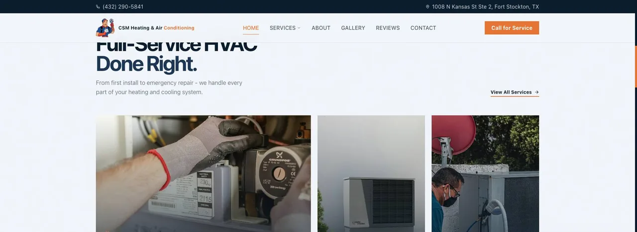 CSM Heating & Air Conditioning cover