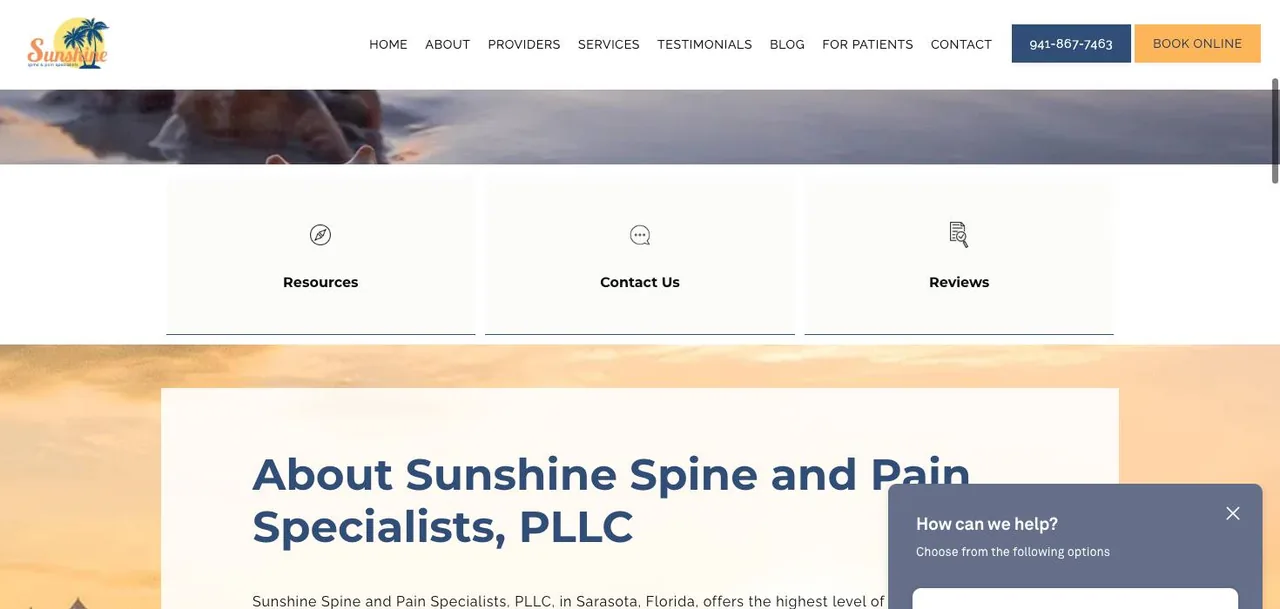 Sunshine Spine and Pain Specialists, PLLC cover
