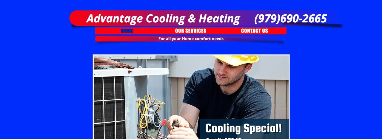 Advantage Cooling & Heating cover