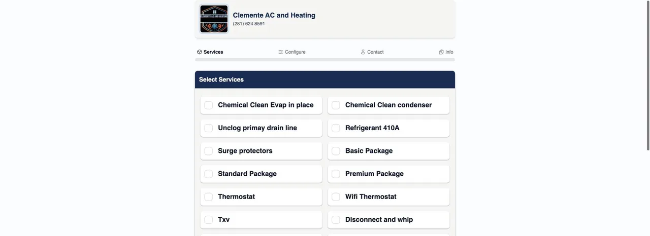 Clemente AC and Heating cover