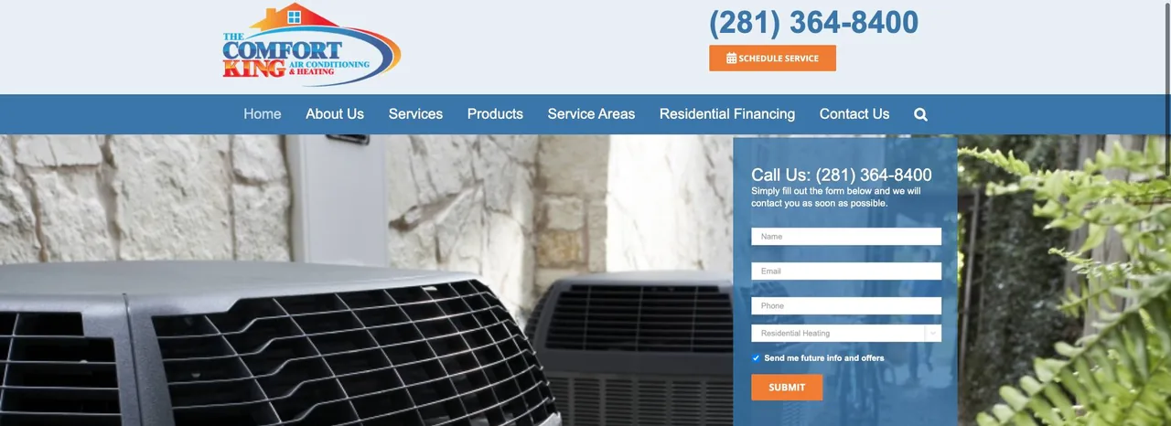 The Comfort King Air Conditioning & Heating cover