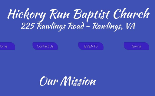 Hickory Run Baptist Church logo