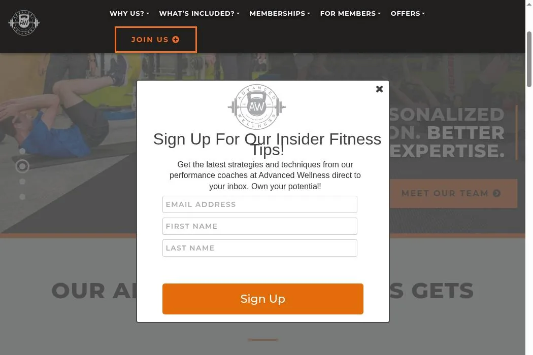 Advanced Wellness cover