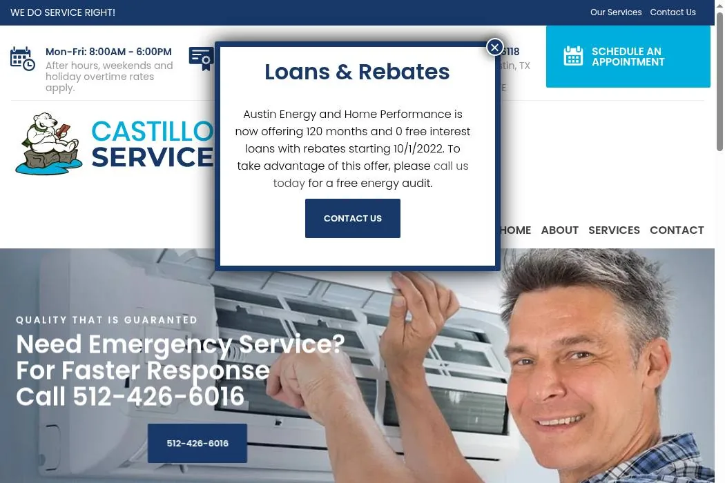 Castillo and Sons A/C Service, LLC cover