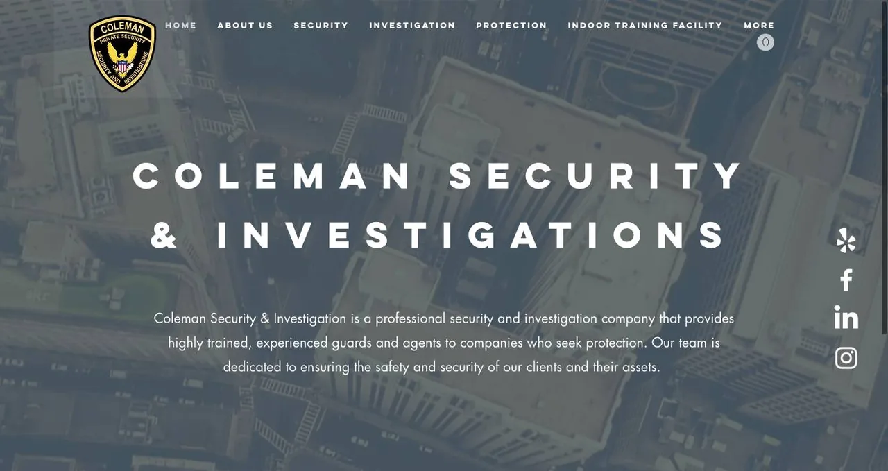 Coleman Security & Investigations cover