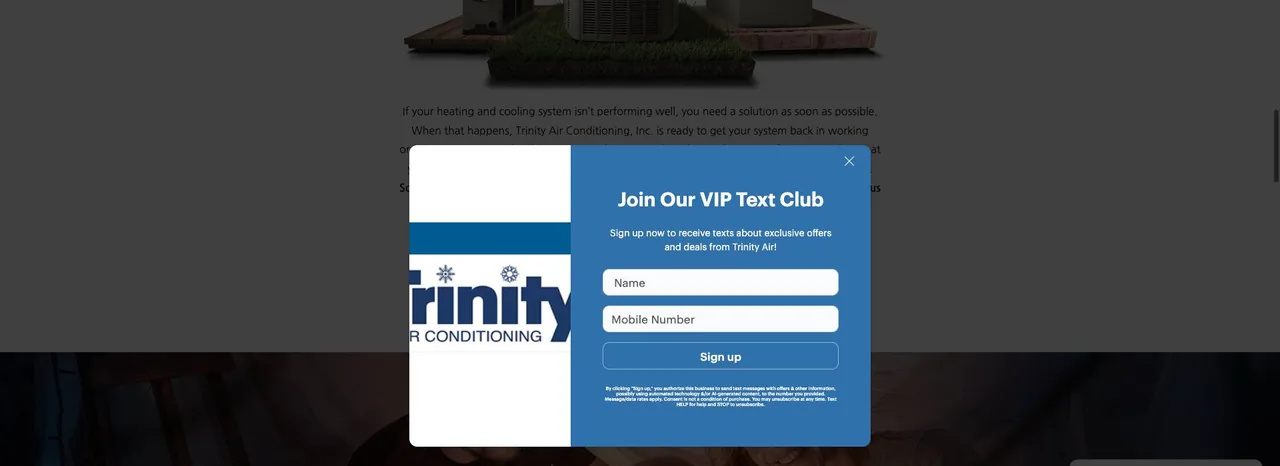 Trinity Air Conditioning, Inc. cover