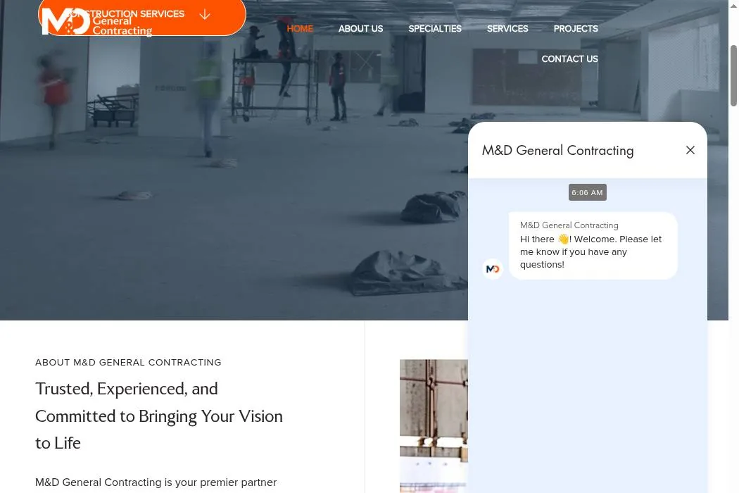 M&D General Contracting cover