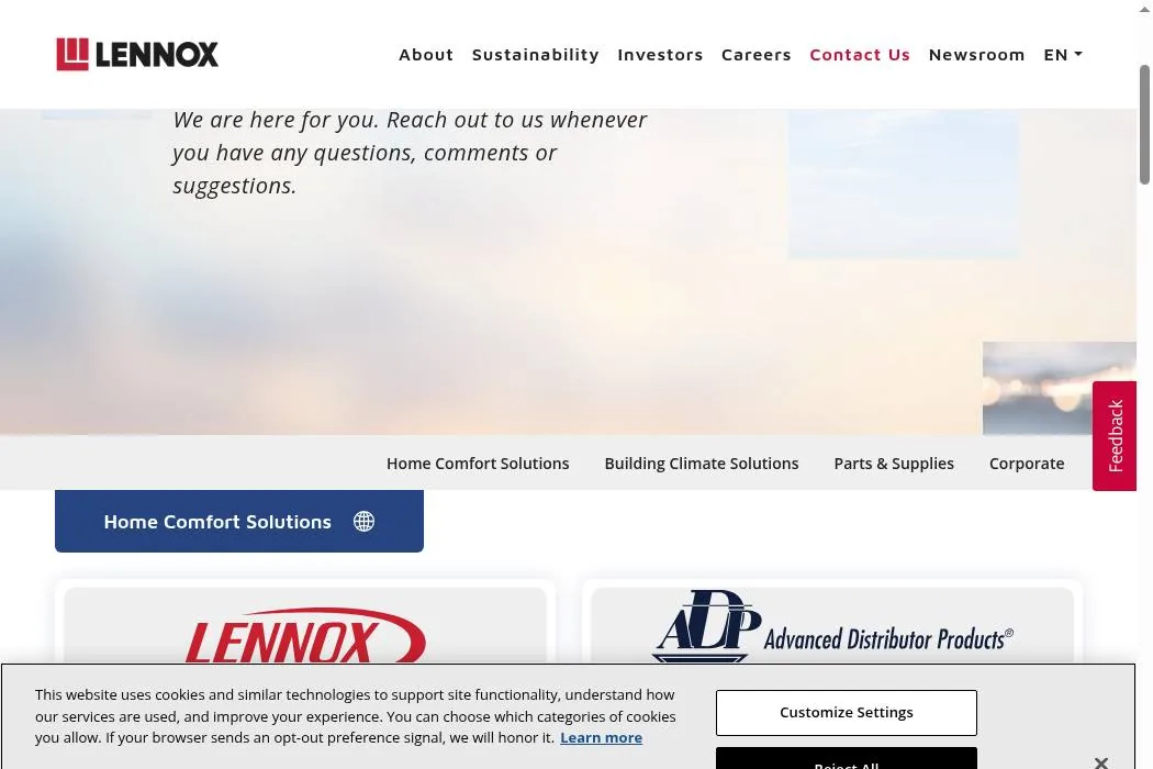 Lennox International Inc. cover