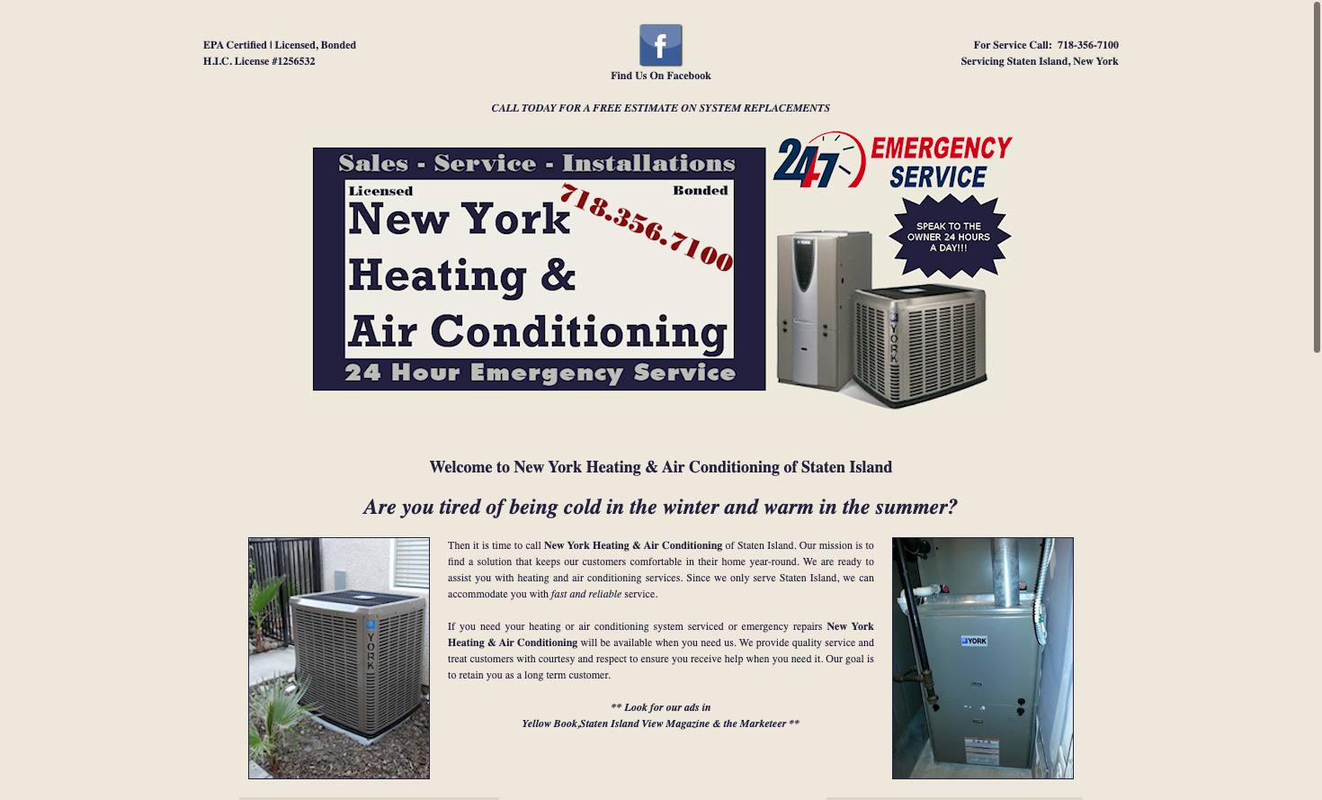 New York Heating & Air Conditioning cover