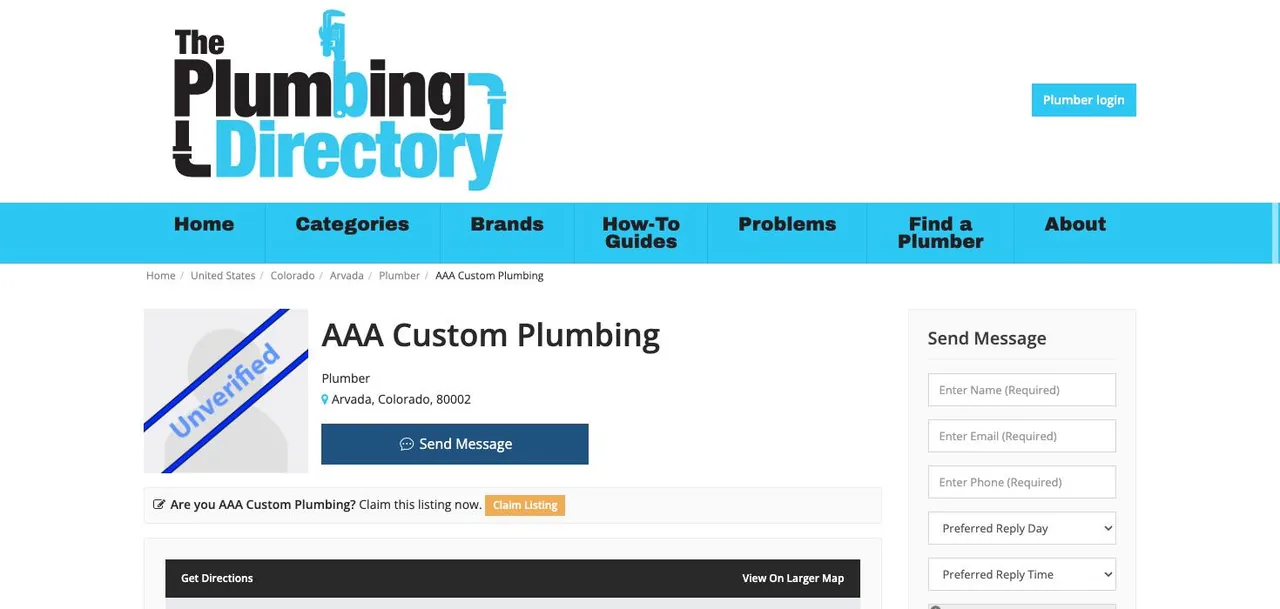 AAA Custom Plumbing cover