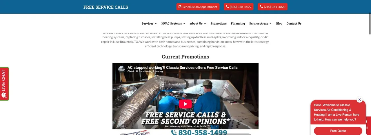 Classic Services Air Conditioning & Heating cover