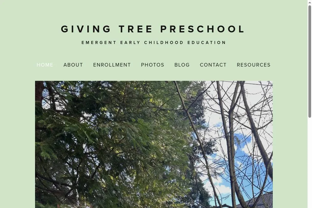 Giving Tree Preschool cover