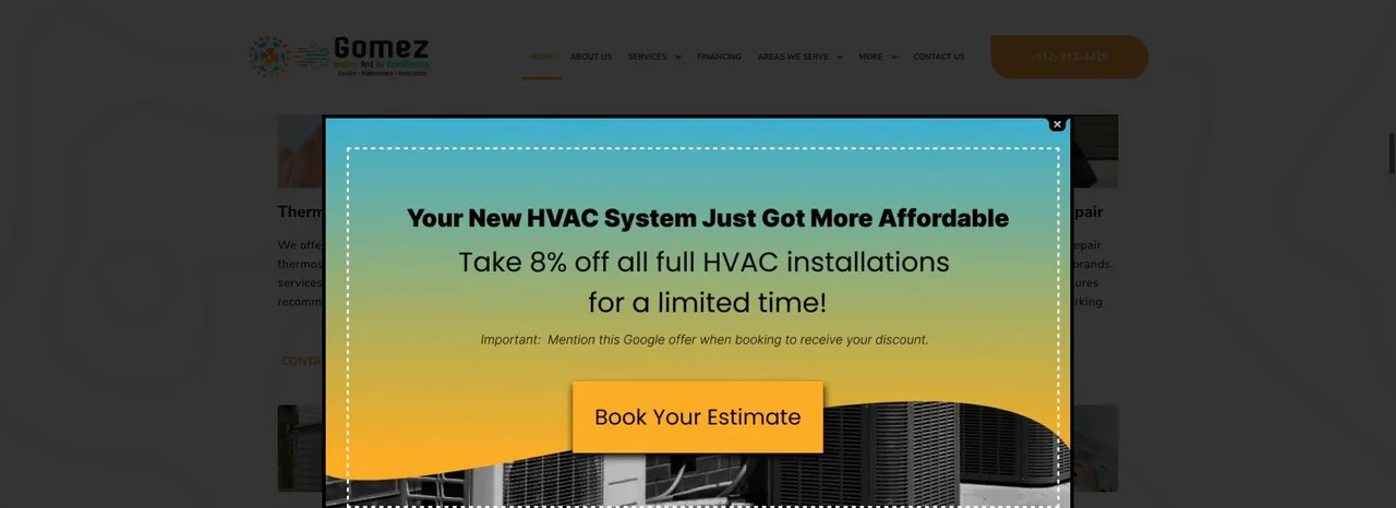 Gomez Heating and Air Conditioning LLC cover