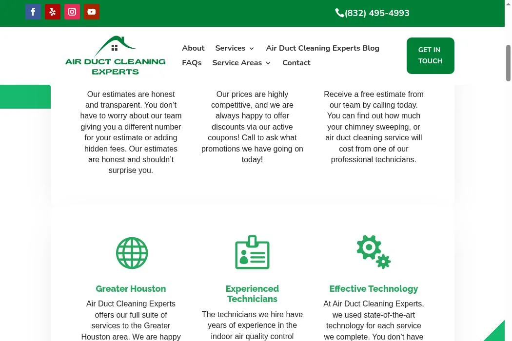 Air Duct Cleaning Experts cover